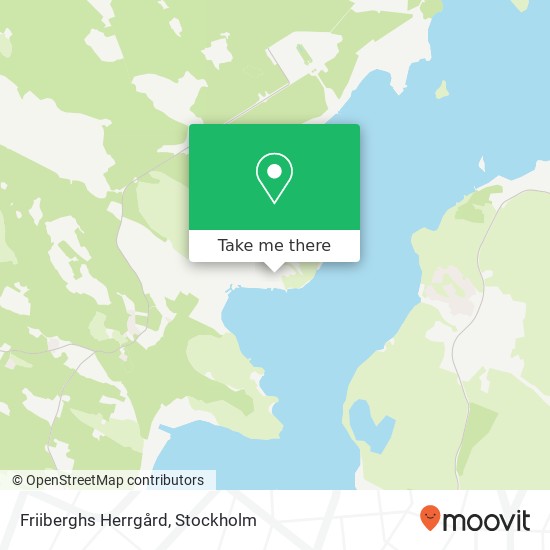 Friiberghs Herrgård map