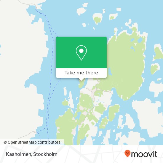 Kasholmen map