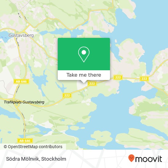 Södra Mölnvik map