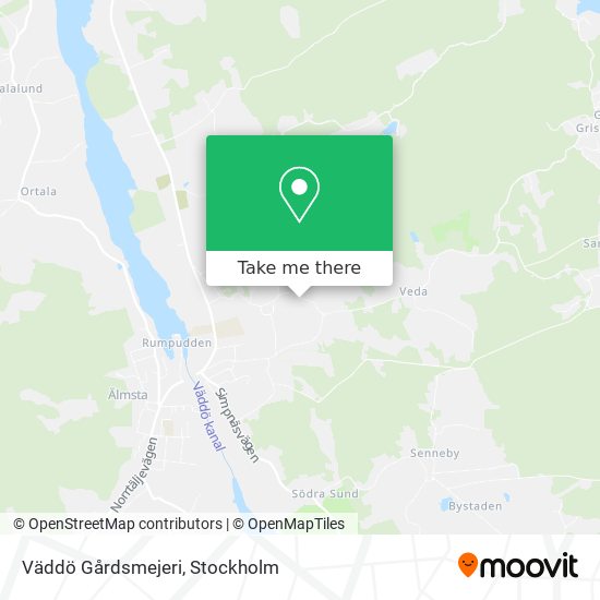 Väddö Gårdsmejeri map