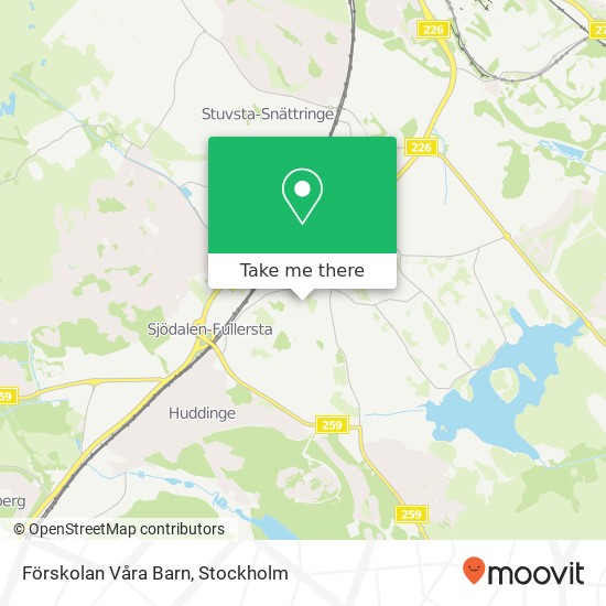 Förskolan Våra Barn map