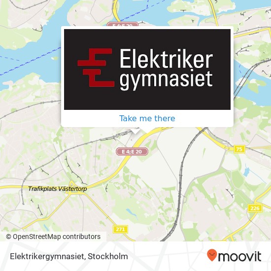 Elektrikergymnasiet map