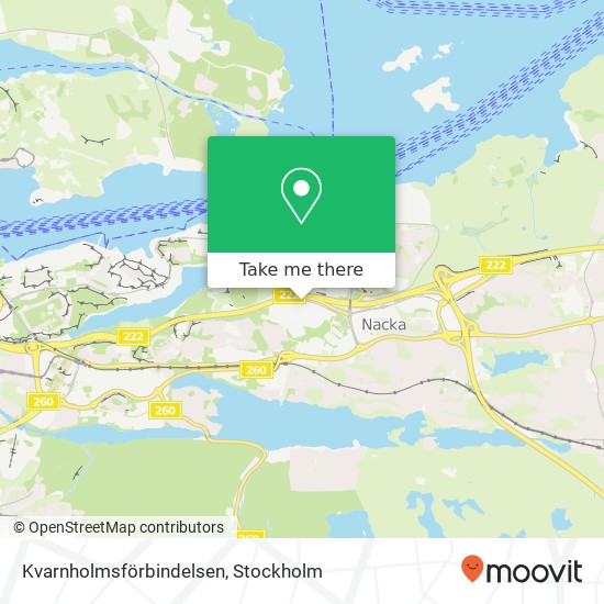 Kvarnholmsförbindelsen map