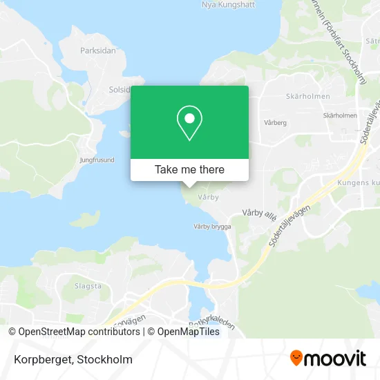 Korpberget map