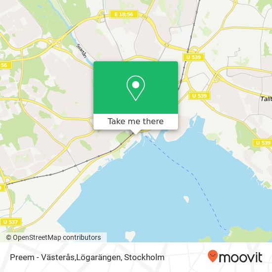 Preem - Västerås,Lögarängen map