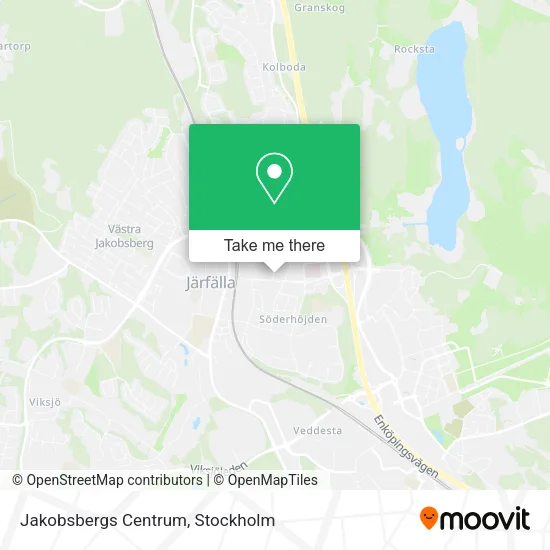 Jakobsbergs Centrum map