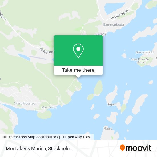 Mörtvikens Marina map