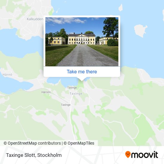 Taxinge Slott map