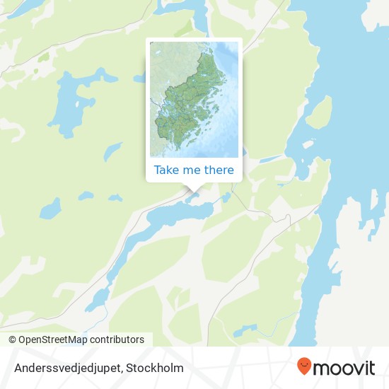 Anderssvedjedjupet map