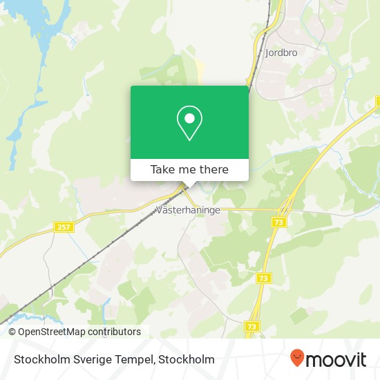 Stockholm Sverige Tempel map