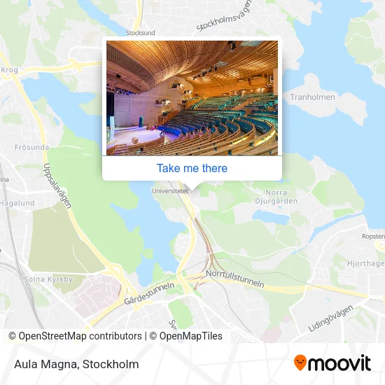 Aula Magna map