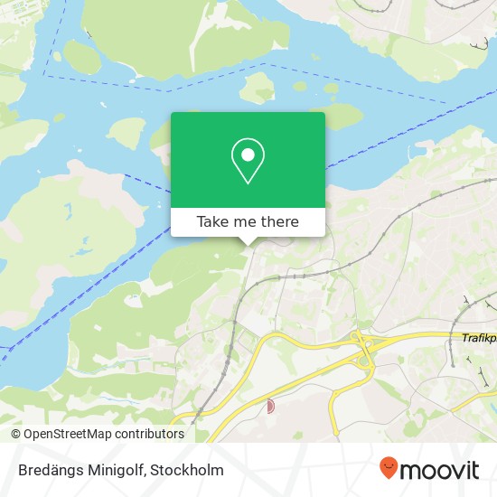 Bredängs Minigolf map