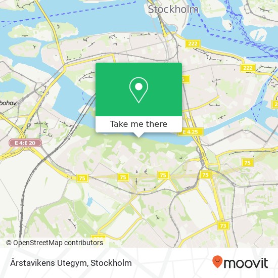 Årstavikens Utegym map