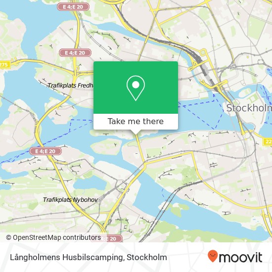 Långholmens Husbilscamping map