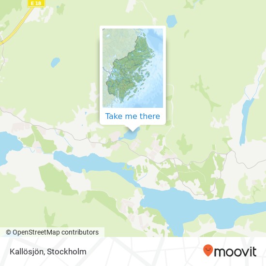 Kallösjön map