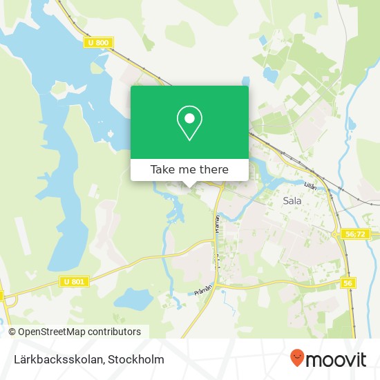 Lärkbacksskolan map