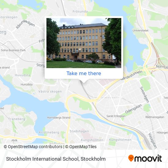 Stockholm International School map