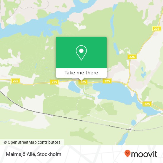 Malmsjö Allé map