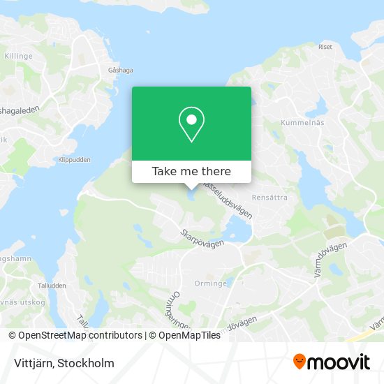 Vittjärn map