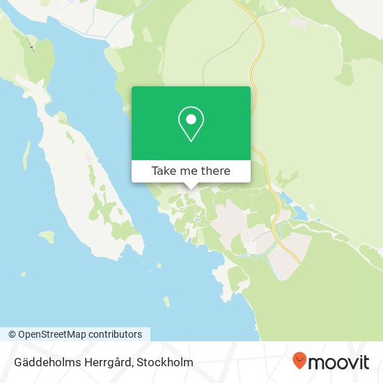 Gäddeholms Herrgård map