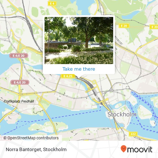 Norra Bantorget map