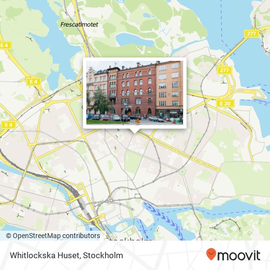 Whitlockska Huset map