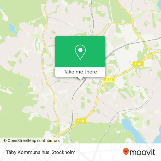 Täby Kommunalhus map