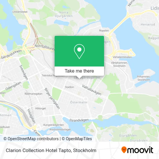 Clarion Collection Hotel Tapto map
