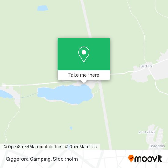 Siggefora Camping map