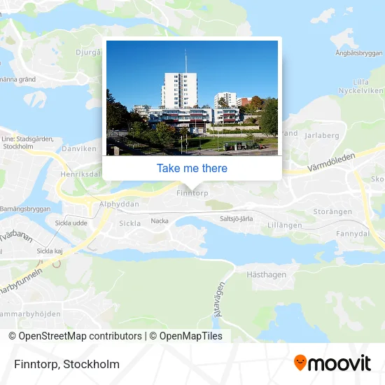 Finntorp map