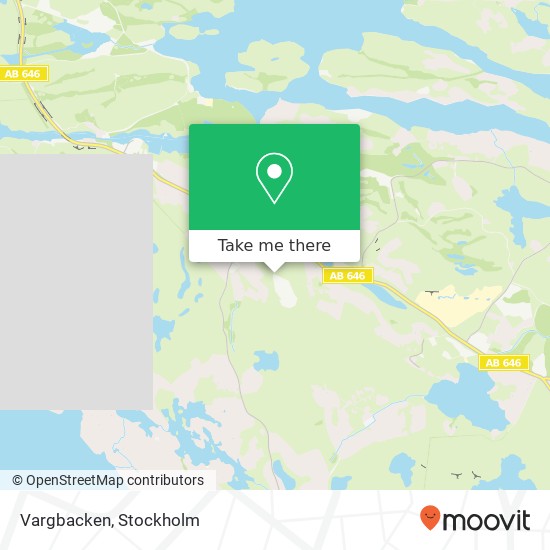 Vargbacken map