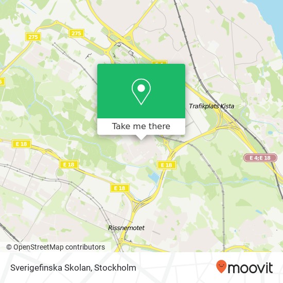 Sverigefinska Skolan map