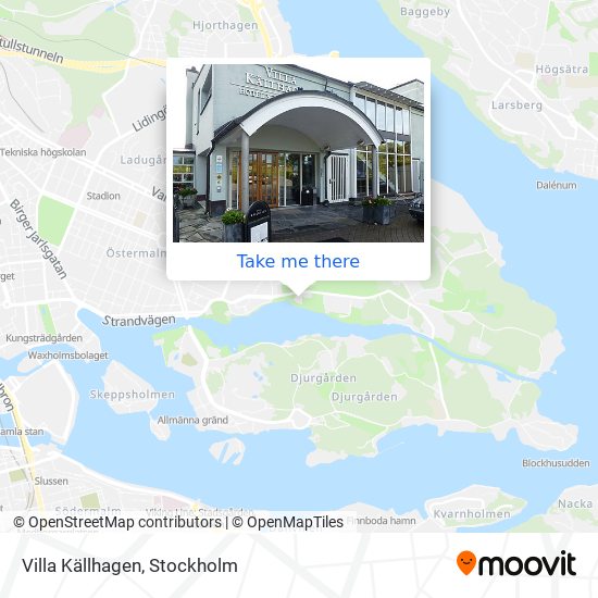 Villa Källhagen map