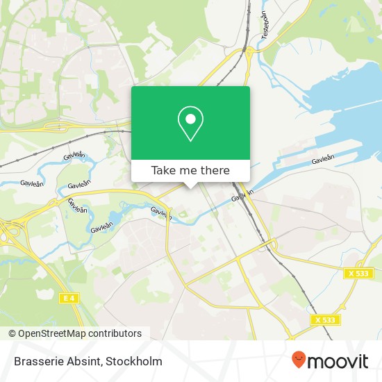 Brasserie Absint map