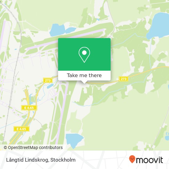 Långtid Lindskrog map