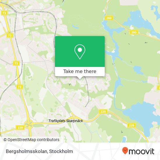 Bergsholmsskolan map