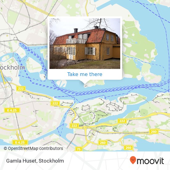 Gamla Huset map