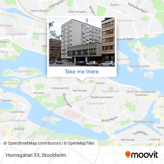 Hornsgatan 33 map