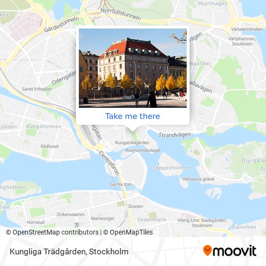 Kungliga Trädgården map