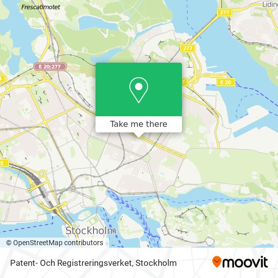 Patent- Och Registreringsverket map