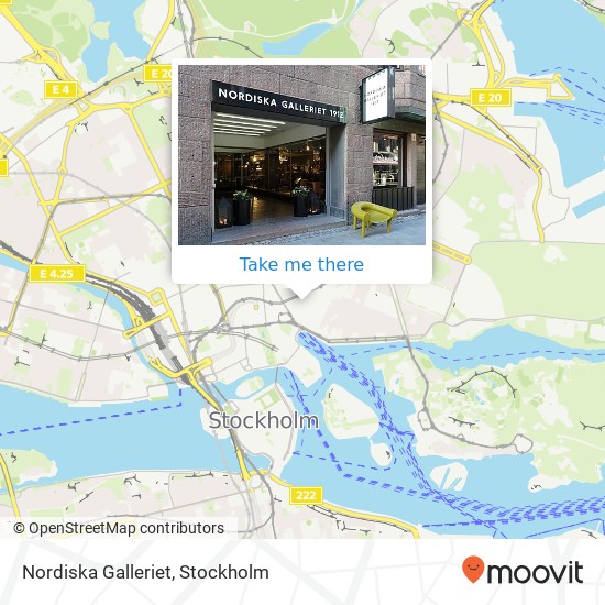 Nordiska Galleriet map