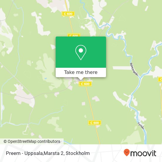 Preem - Uppsala,Marsta 2 map