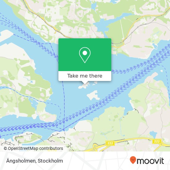 Ängsholmen map