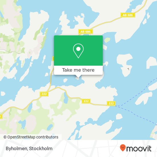 Byholmen map