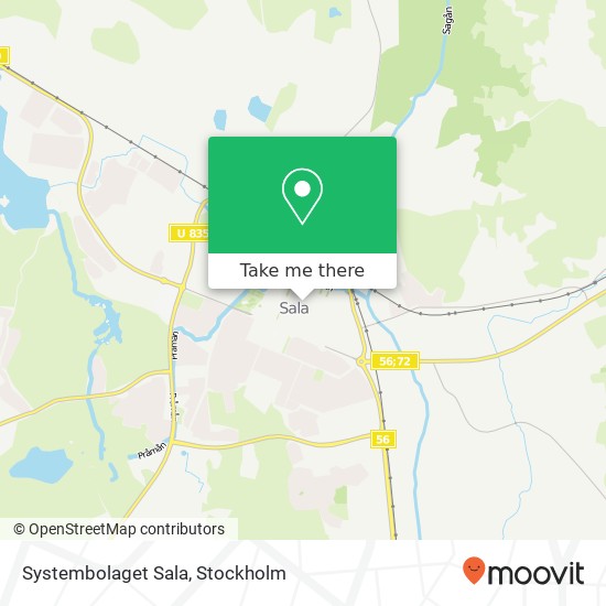 Systembolaget Sala map