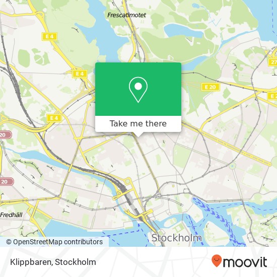 Klippbaren map