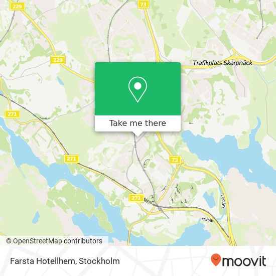 Farsta Hotellhem map