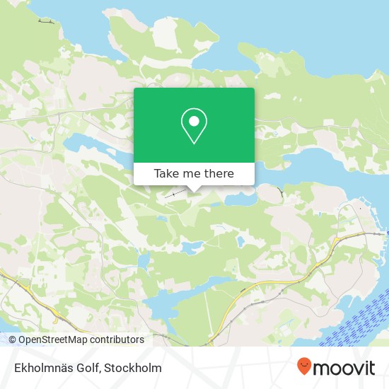 Ekholmnäs Golf map