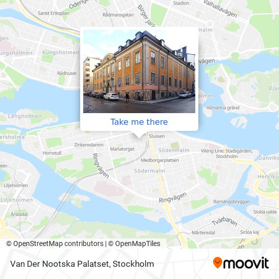 Van Der Nootska Palatset map