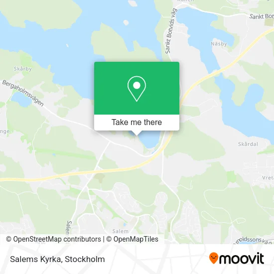 Salems Kyrka map